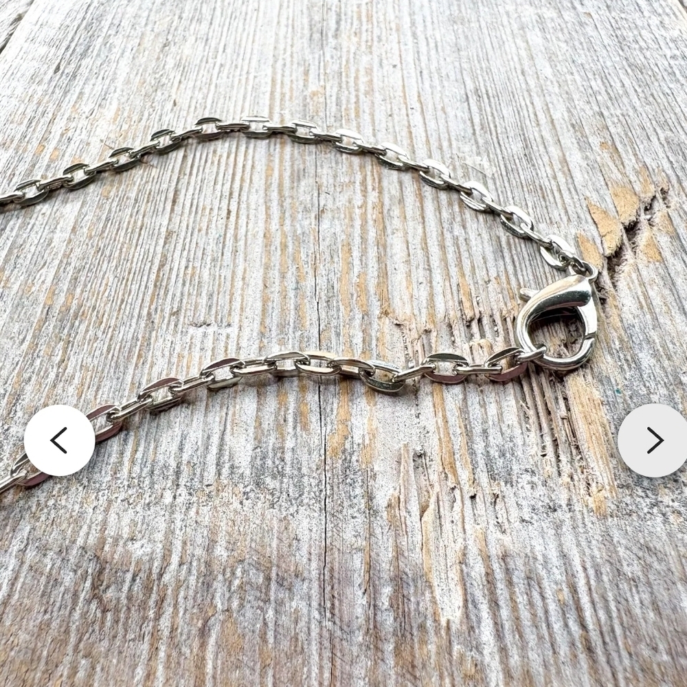 Bib necklace silver choker chain brutalist style RARE - Picture 3 of 5